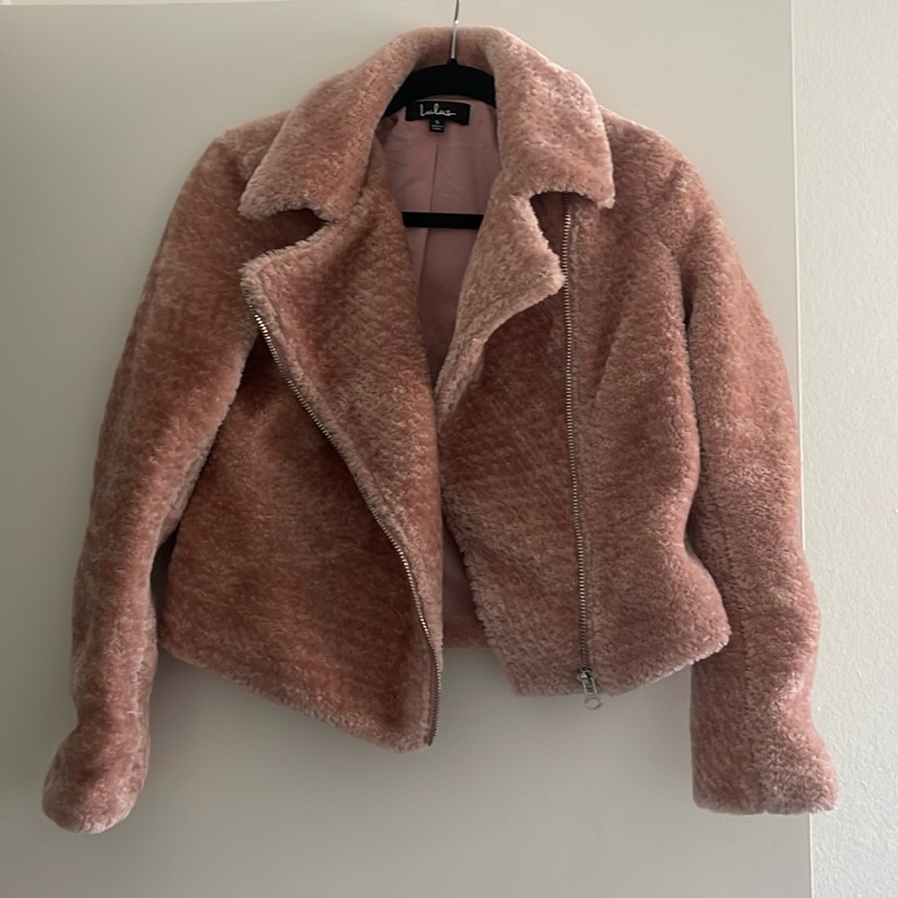 Lulus pink jacket